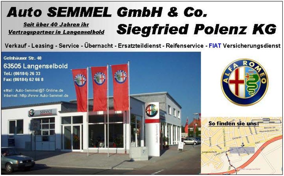 Logo Auto Semmel GmbH & Co
Siegfried Polenz KG