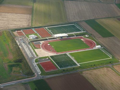 Luftaufnahme Sportzentrum