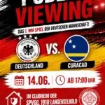 Public Viewing WM Auftakt gegen Curacao